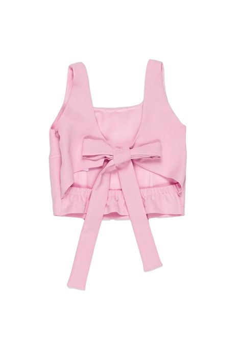 Top con fiocco Lù-Lù BY MISS GRANT | LL4159ROSA